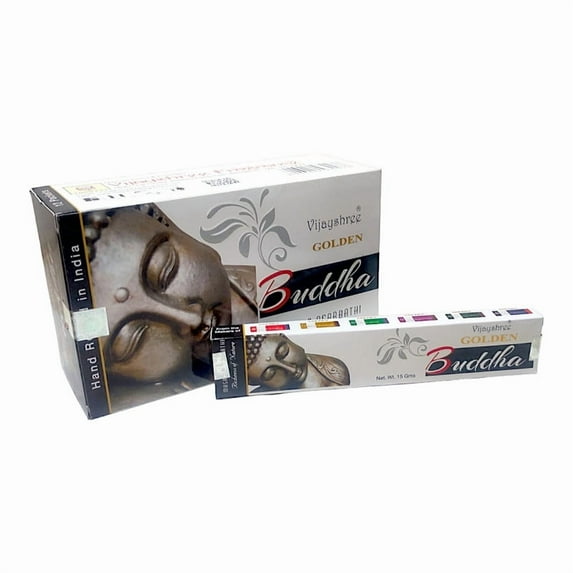 Golden Nag Buddha Masala Incense Stick Natural Handmade Agarbatti 12 Pack 15 gm