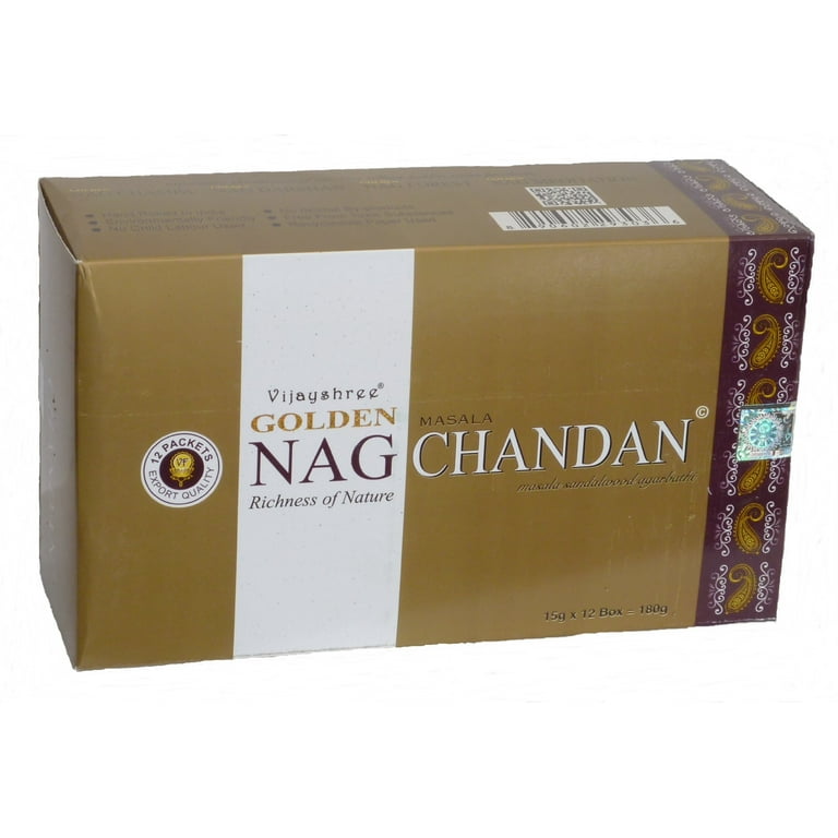 Vijayshree Golden Nag Chandan Incense | 15 or 40 grams Vijayshree Golden Nag Chandan Incense | 15 or 40 grams