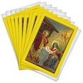 thumbnail image 1 of Golden Nativity Religious Christmas Greeting Cards | 10 Pack Bulk Set (4x6), 1 of 6