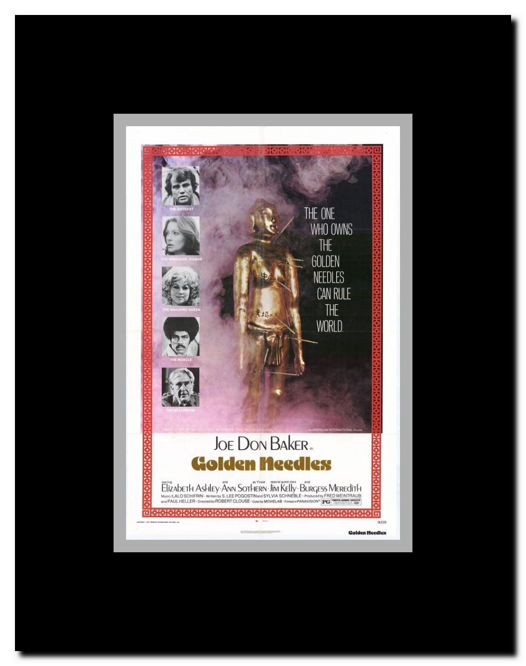 Golden Needles Framed Movie Poster