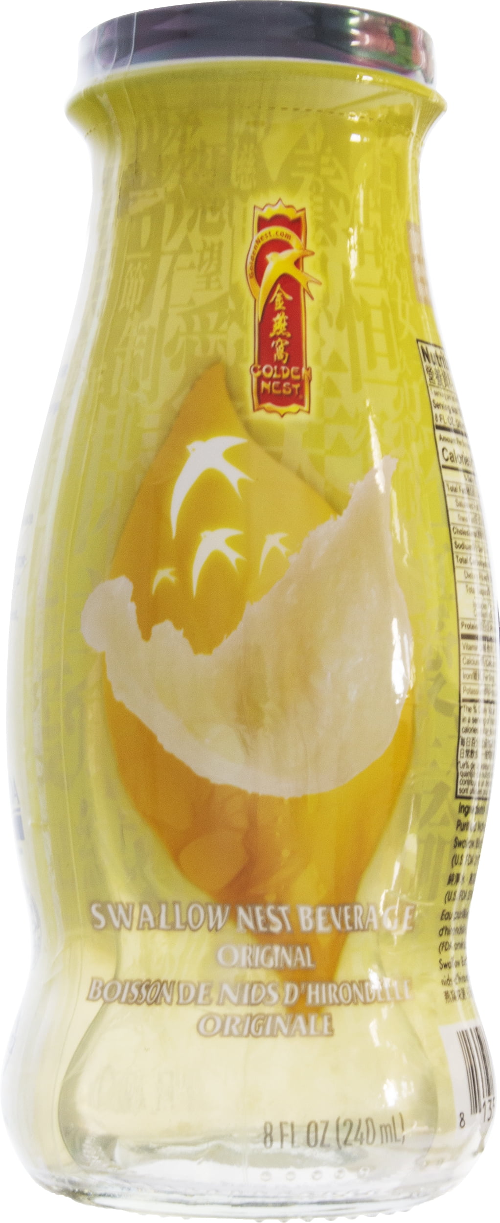 Golden Nest Swallow Nest Beverage 8oz (240ml) glass bottles