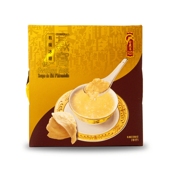 Golden Nest Swallow Nest Soup Bowl - Original 8.8 Oz (250g)