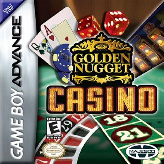 Restored Golden Nugget Casino by Majesco, Physical Video Game for Nintendo
