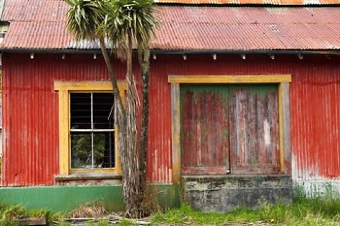 Golden Nugget Hotel Shantytown near Greymouth West Coast South Island New Zealand Canvas Art - David Wall DanitaDelimont (17 x 11)