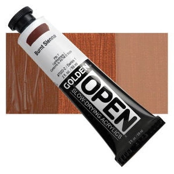 Golden® OPEN Acrylic, 2 oz., Burnt Sienna
