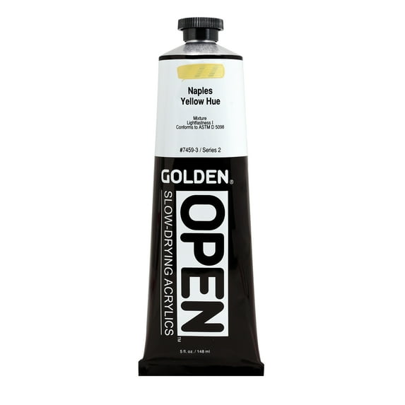 Golden Open Acrylics - Naples Yellow Hue, 5 oz Tube