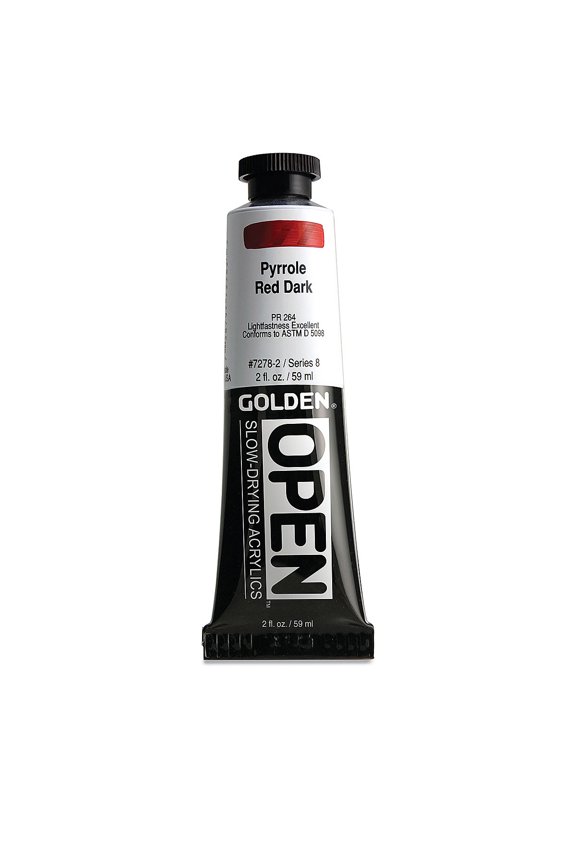 OPEN Acrylic Color, 2 oz., Pyrrole Red Dark