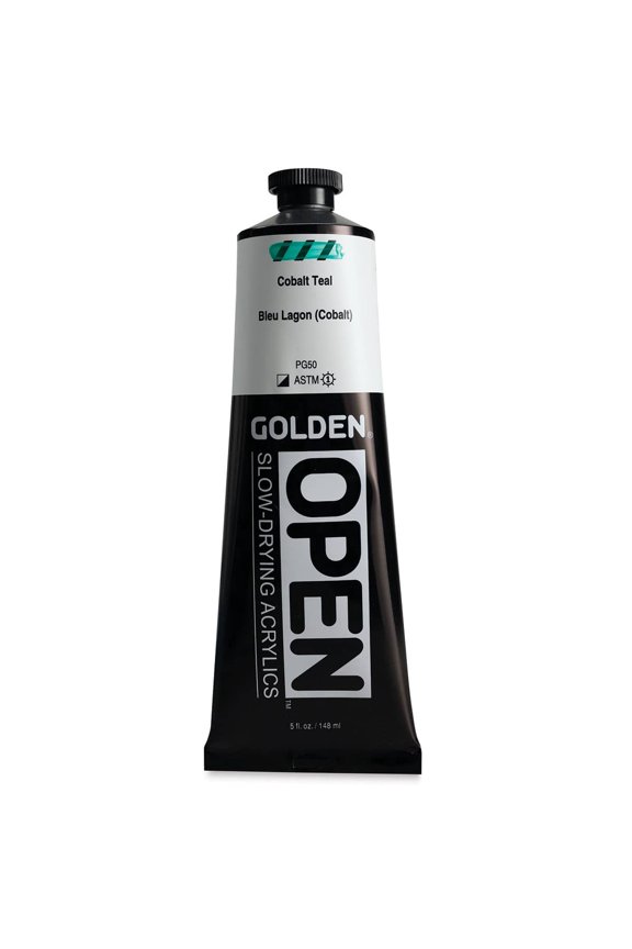 OPEN Acrylic Color, 5 oz. Tube, Cobalt Teal