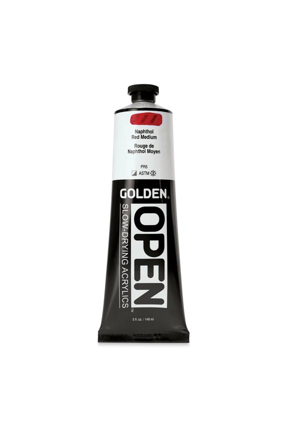 OPEN Acrylic Color, 5 oz. Tube, Naphthol Red Medium