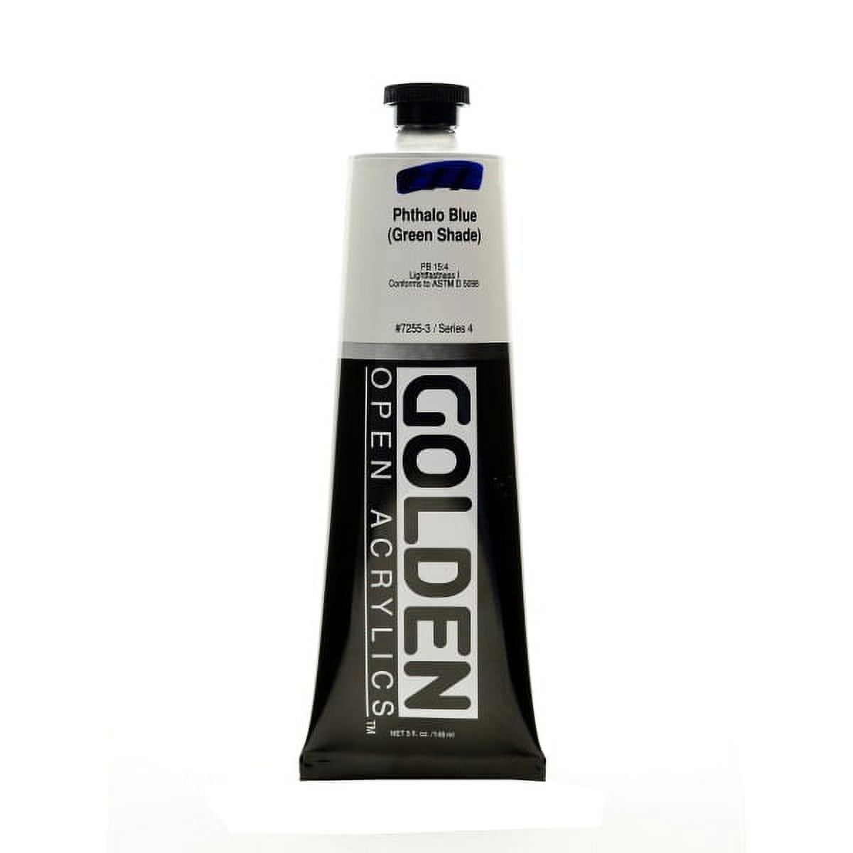 Golden - OPEN Acrylic Color - 5 oz. Tube - Pthalo Blue Green Shade