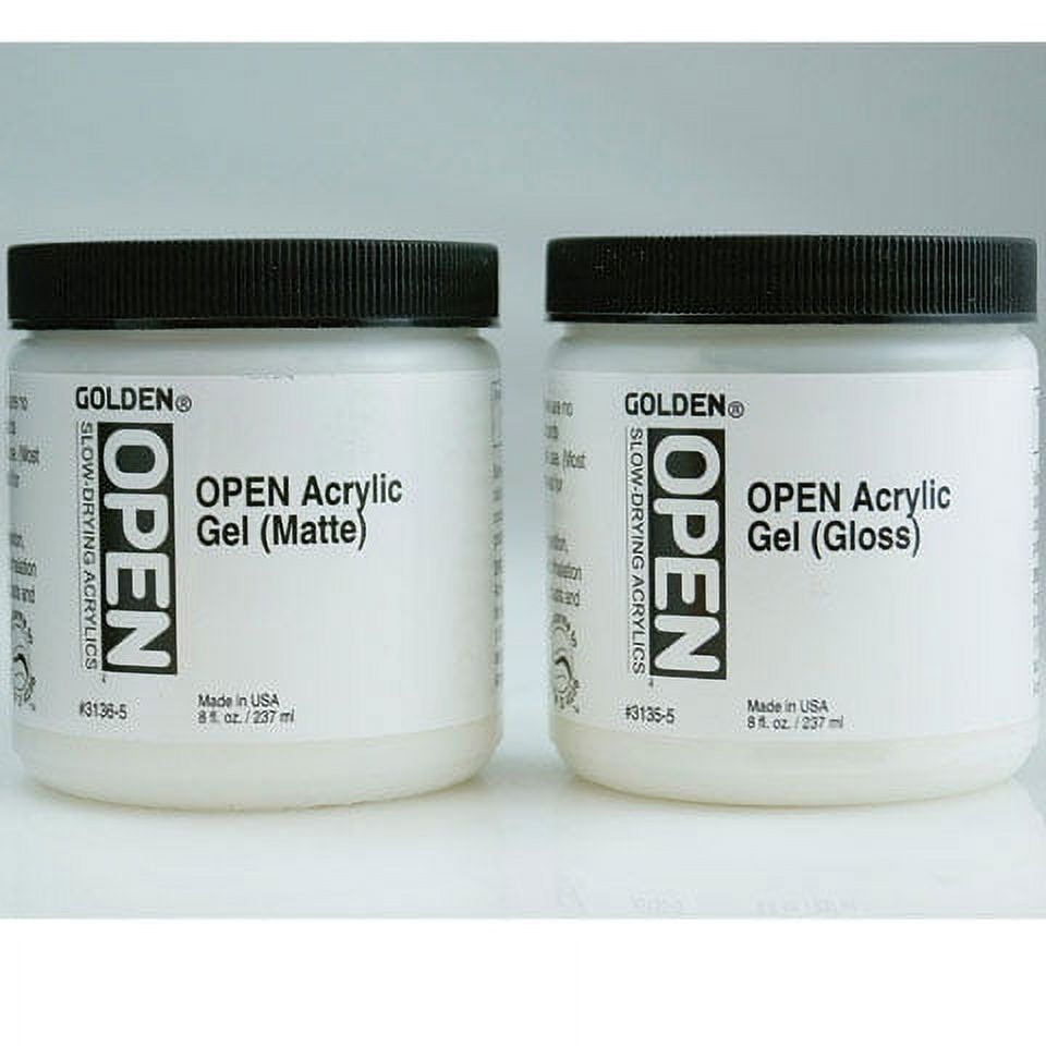 Golden - OPEN Acrylic Gel -  8oZ Jar - Gloss