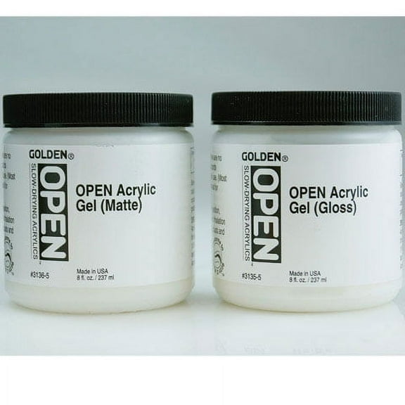 Golden - OPEN Acrylic Gel - 8oZ Jar - Gloss