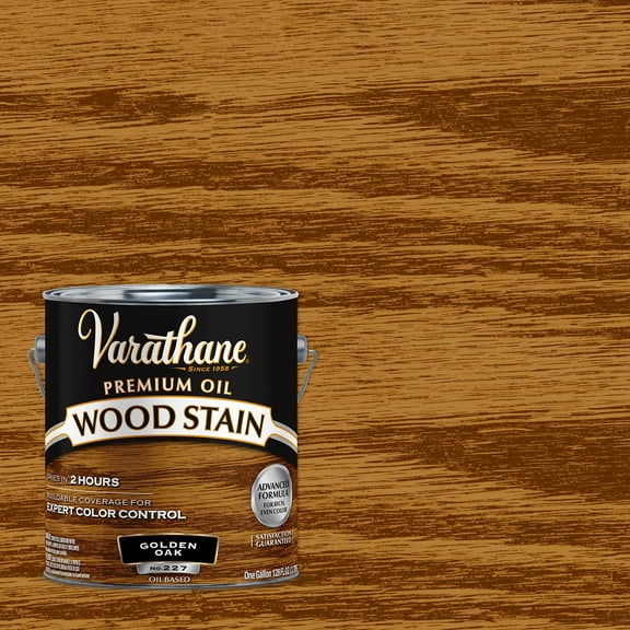 2 Pack, Golden Oak, Varathane Premium Oil-Based Interior Wood Stain-211681, Gallon