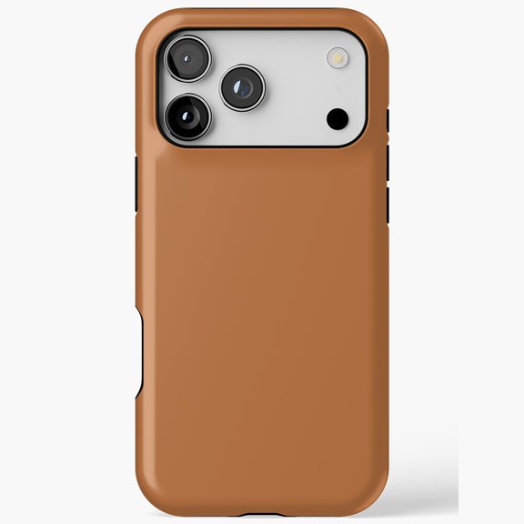 Golden Ochre Solid Pantone Color Tough iPhone Case 11 through 17 Pro Max