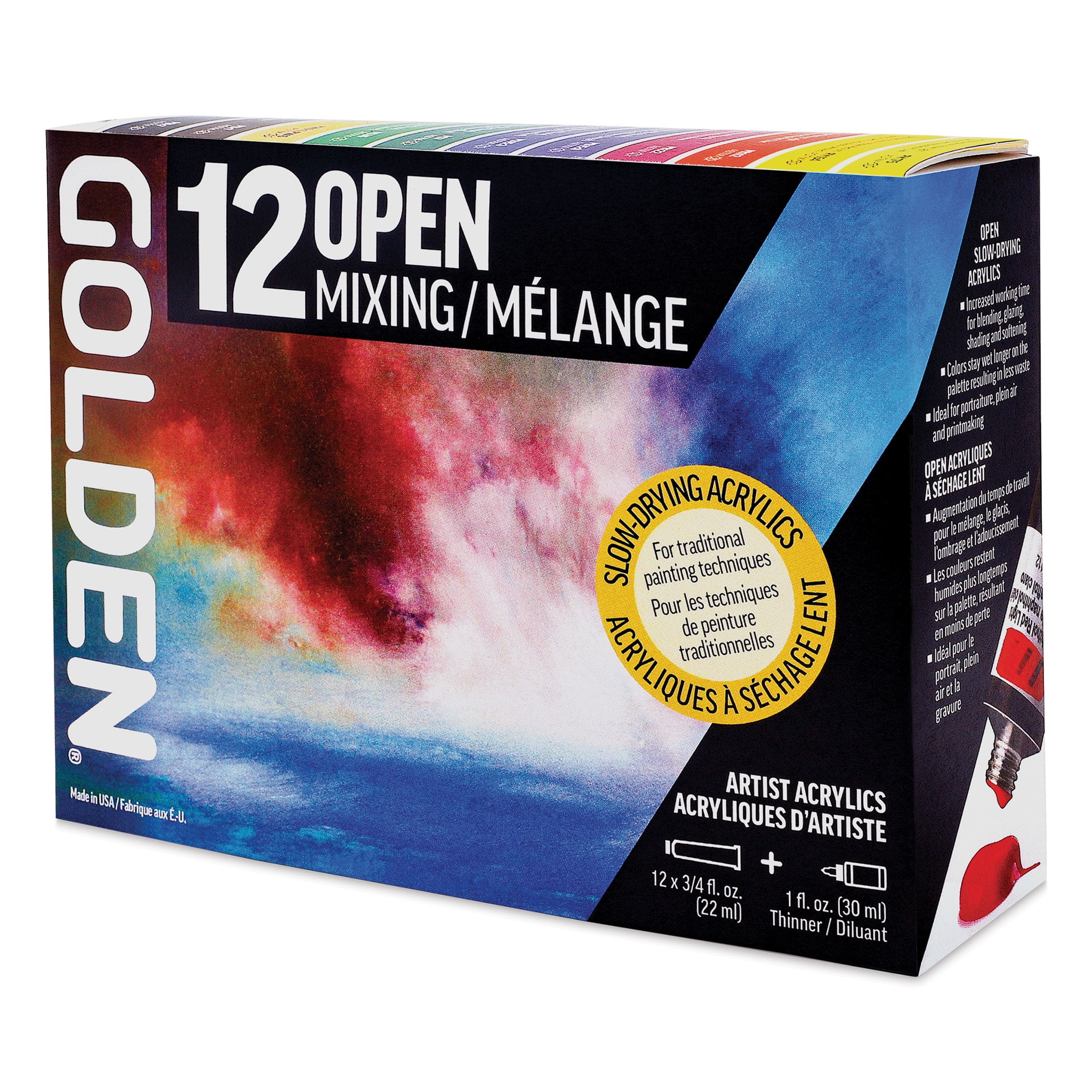 GOLDEN Open Acrylic Mediums Thinner 1 oz