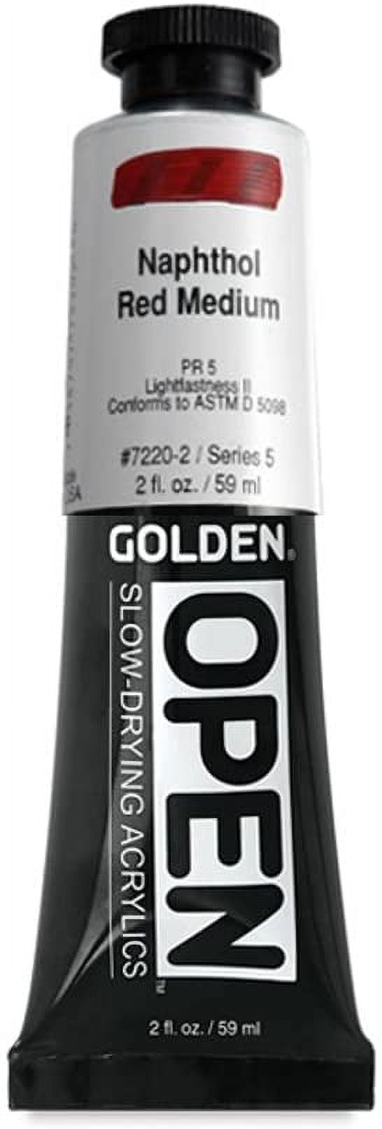 GOLDEN Open Acrylic Paints Quinacridone Magenta 8 oz
