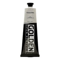 Golden Open Acrylics - Titanium White, 5 oz Tube