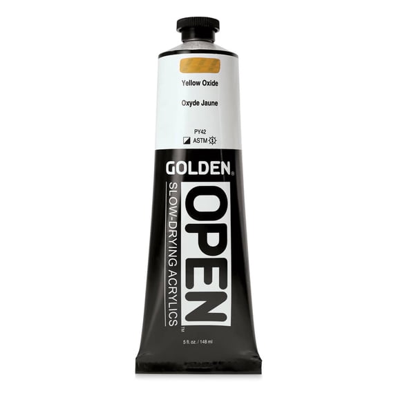 Golden Open Acrylics - Yellow Oxide, 5 oz Tube