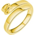 thumbnail image 1 of Golden Open Mouthed Male Single Alloy Rings Lucky Patterned Rings for Adults Knitting Enthusiasts Faster Knitting Yarn Guide Finger Holder, 1 of 5