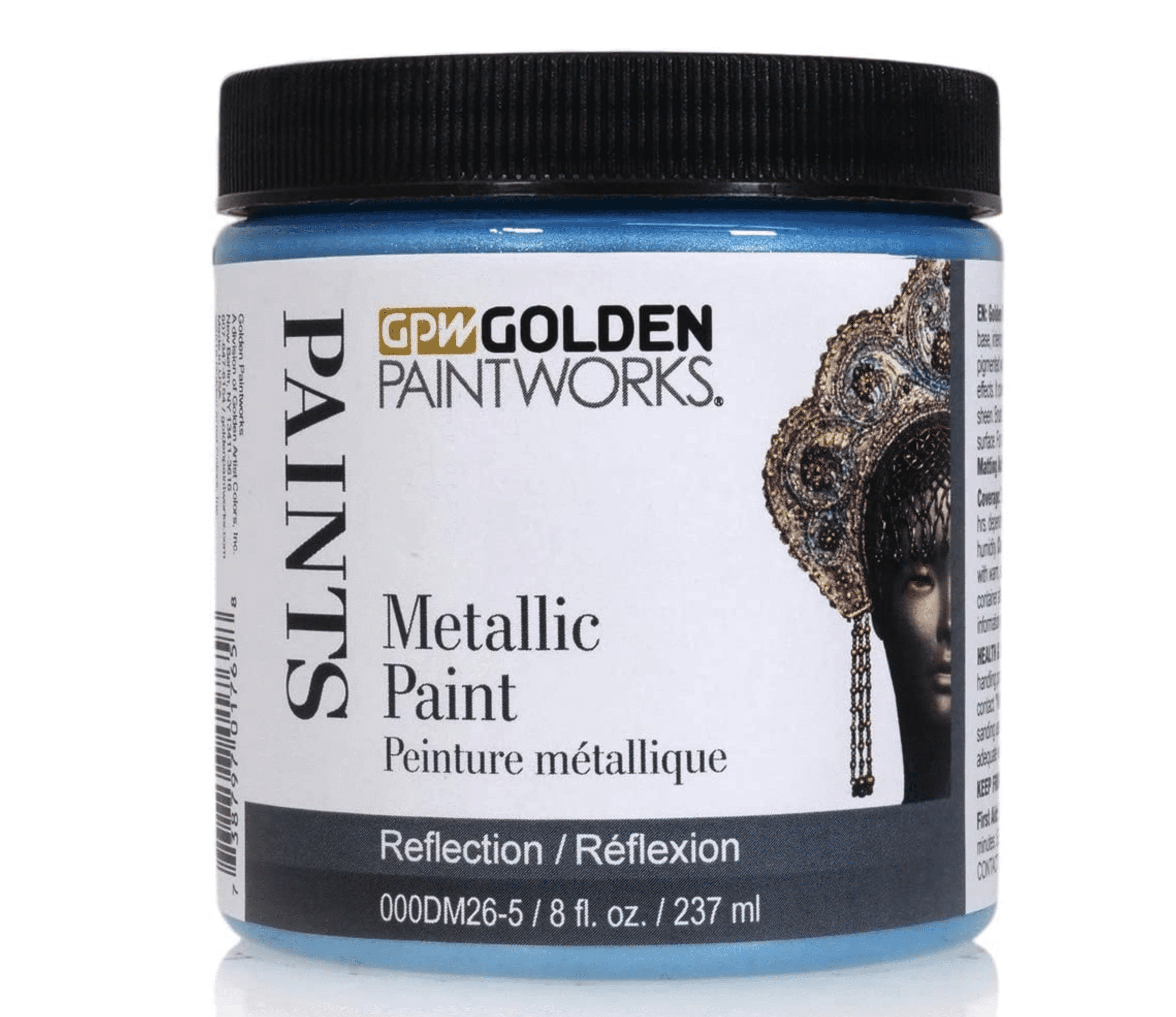 Golden Paintworks Metallic Paint, 8 ounce jar, Reflection (DM26-5)