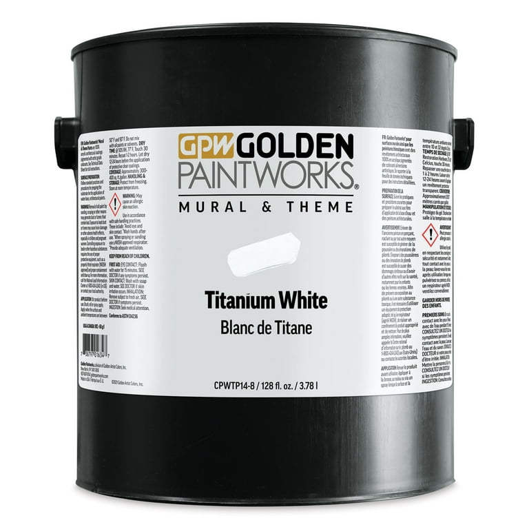 Golden Paintworks Mural & Theme Paint 128 oz Titanium White