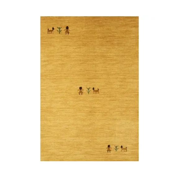Magic Rugs Golden Peach Tribal Gabbeh Modern Rug, 2' x 3'
