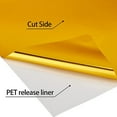 Golden Permanent Adhesive Self Adhesive Vinyl Roll for Cricut, Decal