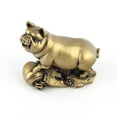 thumbnail image 1 of Golden Pig Figurine, 1 of 2