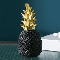 Golden Pineapple Ornament Resin Decoration for Living Room, Wine Cabinet, Showcase or Tabletop, Modern Home Decor, Fall Ornaments, Decorative Hanging Ornaments, Fall Tree Decorations