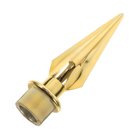 Golden Plastic Flagpole Finial for Outdoor and Indoor Use Elegant Replacement Flagpole Topper