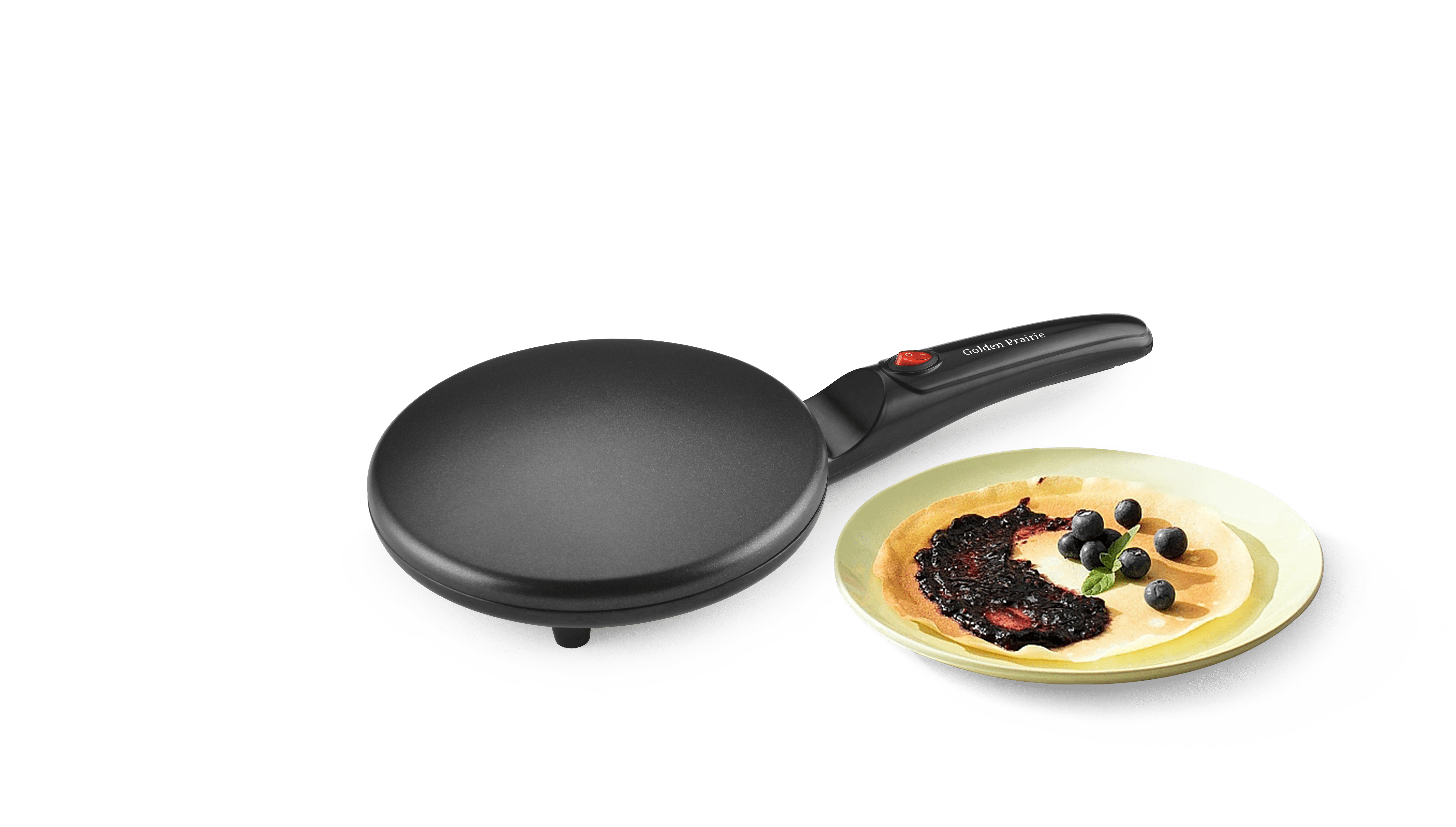 Instant Crepe Maker, Portable Electric Crepe Maker & Non-Stick Dipping  Plate with Auto Power Off, Automatic Temperature Control, Batter Bowl and  Egg