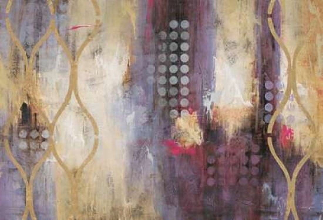 Golden Prisms Canvas Art - Gabriela Villarreal Villarreal (20 x 28)