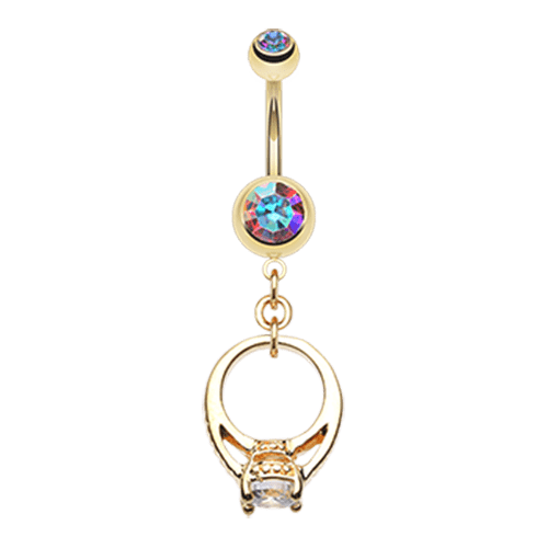 Golden Promise Belly Button Ring