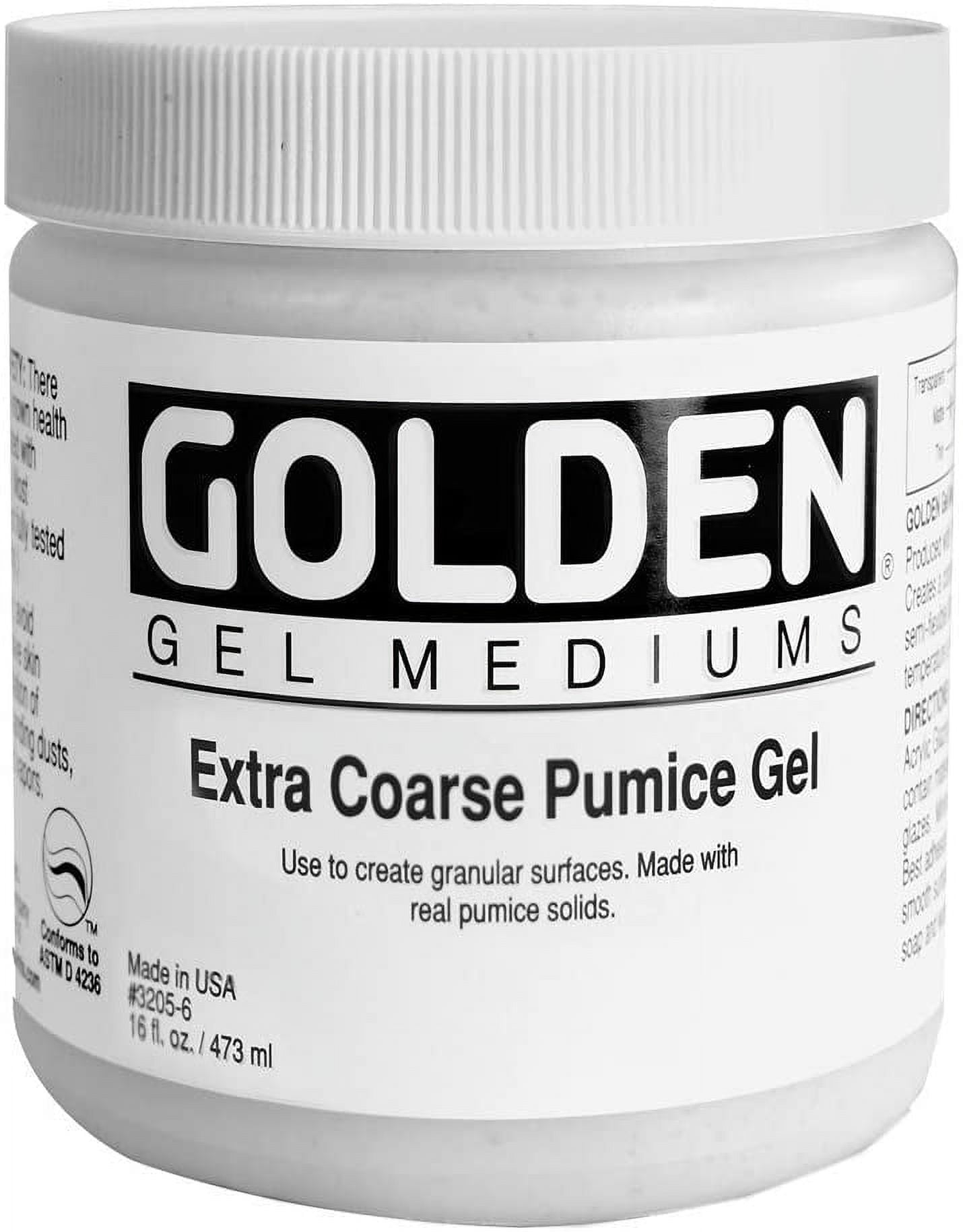 Golden Artist Colors 16 Oz Pumice Extra Coarse Gel