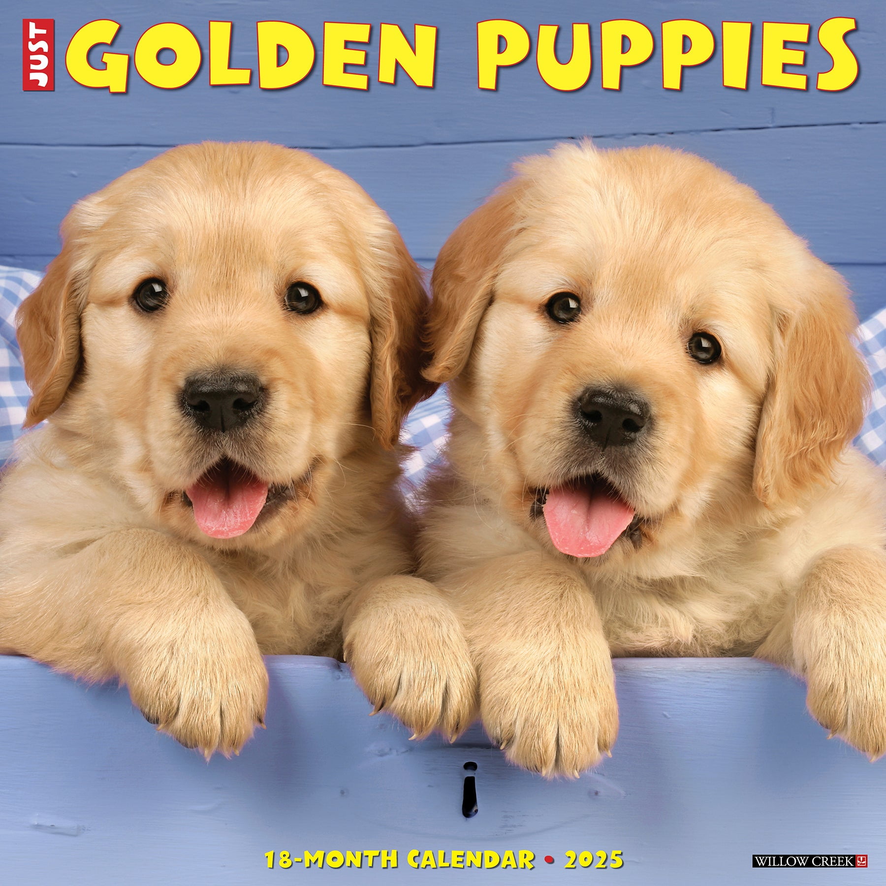 Golden Puppies 2025 Wall Calendar