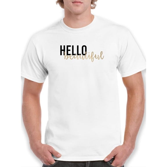 Golden Quote I. T-Shirt Men -Anna Hambly Designs, Male 4X-Large