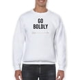 thumbnail image 1 of Golden Quote Vi Sweatshirt Men -Anna Hambly Designs, Male 3X-Large, 1 of 4