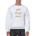 thumbnail image 1 of Golden Quote Vii Sweatshirt Men -Anna Hambly Designs, Male Medium, 1 of 4