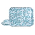 thumbnail image 1 of Golden Rabbit Enamelware Set of 2 Sea Glass Quarter Sheet Trays, 1 of 5