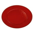 thumbnail image 1 of Solid Red Pattern - 12 x 16 inch Oval Platter - Golden Rabbit Enamelware, 1 of 4