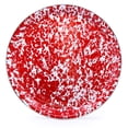 thumbnail image 1 of Golden Rabbit Enamelware Red Swirl Pattern - 20 inch Large Tray - Golden Rabbit Enamelware, 1 of 4