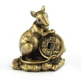 thumbnail image 1 of Golden Rat Figurine, 1 of 2