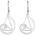thumbnail image 1 of Golden Ratio Earrings For Math Lover Fibonacci Spiral Dangle Drop Earrings Fibonacci Numbers Jewelry Sacred Geometry Math Gifts for Women Math Teacher Architect Mathematician, 1 of 7