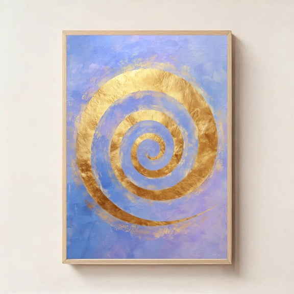 Golden Ratio Spiral Sacred Geometry Art Fibonacci Sequence Digital Print Spiritual Harmony & Balance Wall Decor, Sacred Geometry Decor, Unframed Poster Size 8x12