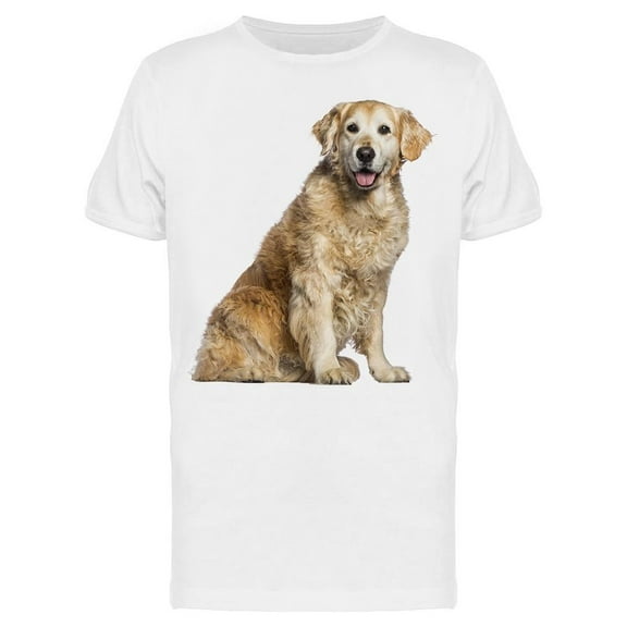 Golden Retriever 12 Years Look T-Shirt Men -Image by Shutterstock, Male x-Large