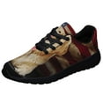 thumbnail image 1 of Golden Retriever American flag Shoes Sneakers Black Size 9, 1 of 7