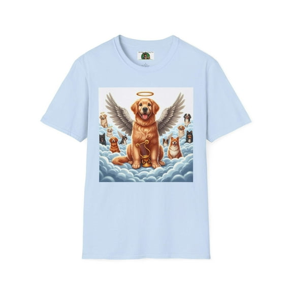 Golden Retriever Angel Unisex Softstyle T-Shirt