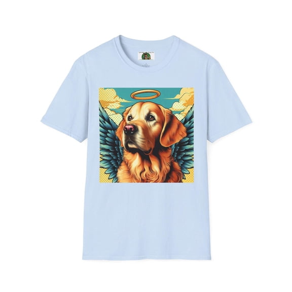 Golden Retriever Angel Unisex Softstyle T-Shirt