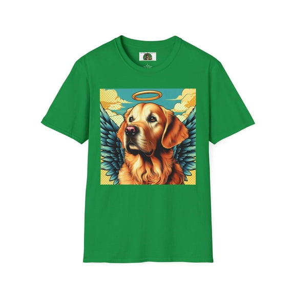 Golden Retriever Angel Unisex Softstyle T-Shirt