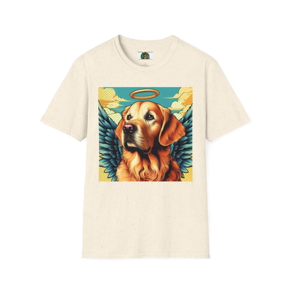 Golden Retriever Angel Unisex Softstyle T-Shirt